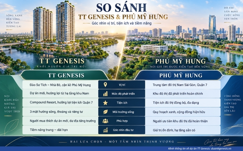so sánh tt genesis và phú mỹ hưng
